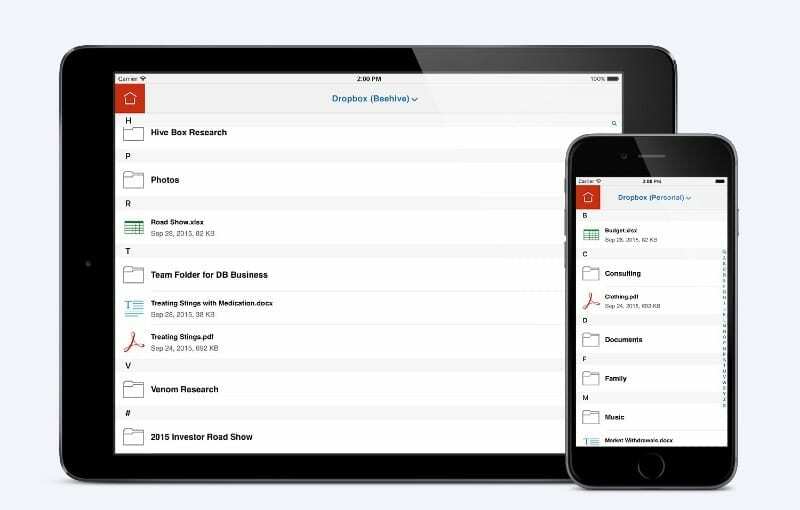 Adobe Acrobat Reader su iOS