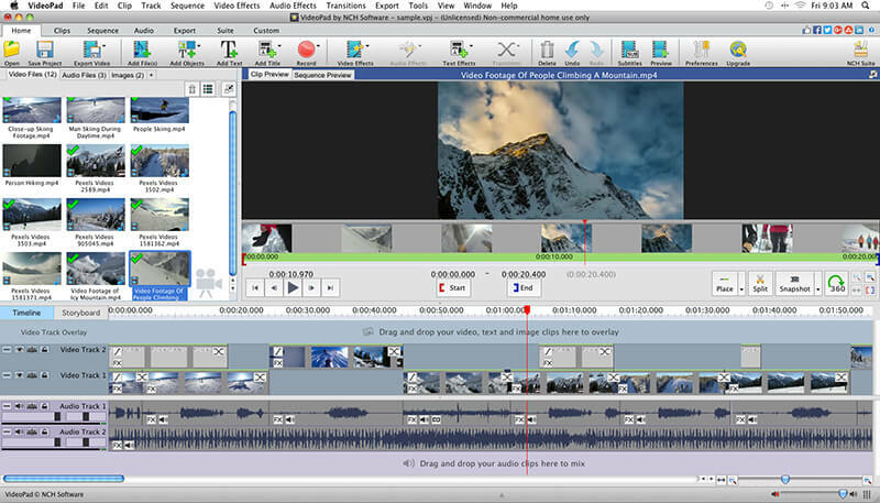 Videopad per mac