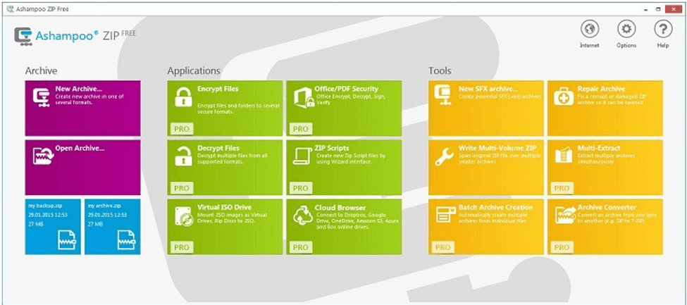 Ashampoo ZIP Free Compression Software