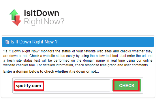 IsItDown RightNow