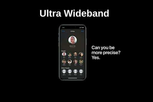 iOS 14 de banda ultra ancha