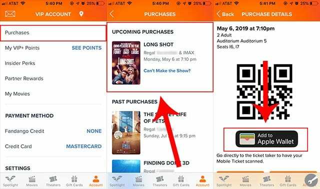 Tiket Film Apple Wallet