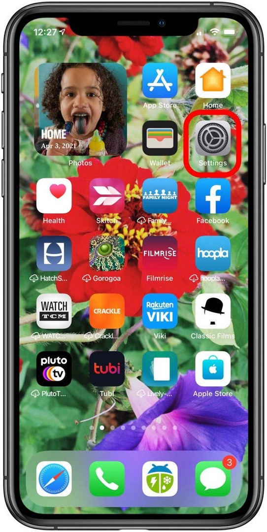 iphone inställningar app