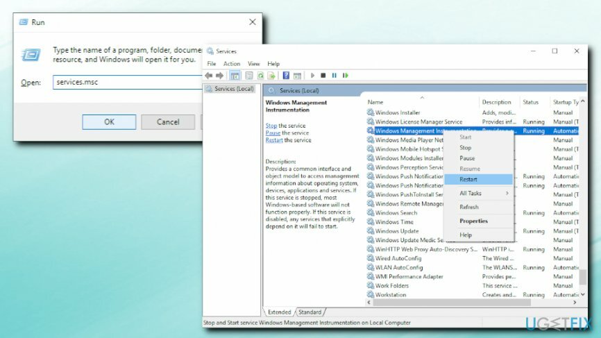 Služba Windows Management Instrumentation