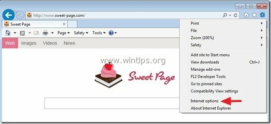 제거-sweetpage-internet-explorer