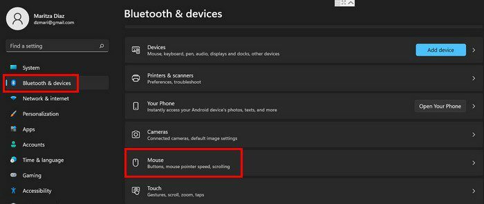 Dispositivi Bluetooth Windows 11