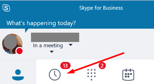 Registerkarte " Skype für Geschäftsgespräche"