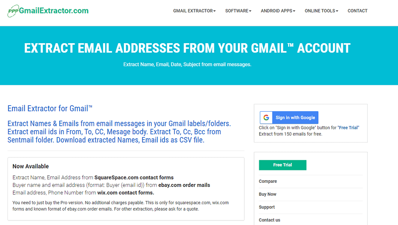 Google Mail-Extraktor