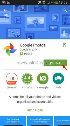 android-google-photos-installieren