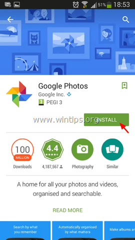 android-google-photos-instalacja