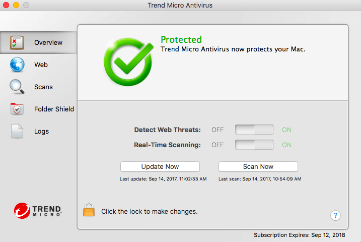 Trend Micro Antivirus für Mac