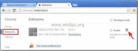 hapus-mysearchdial-new-tab