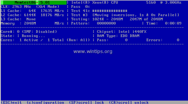 diagnostisera systemminnet (RAM) 