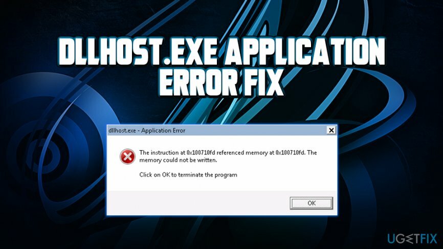 Dllhost.exe Anwendungsfehler beheben