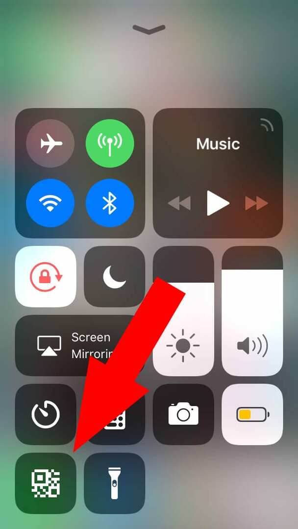 Skener QR kod iOS 12