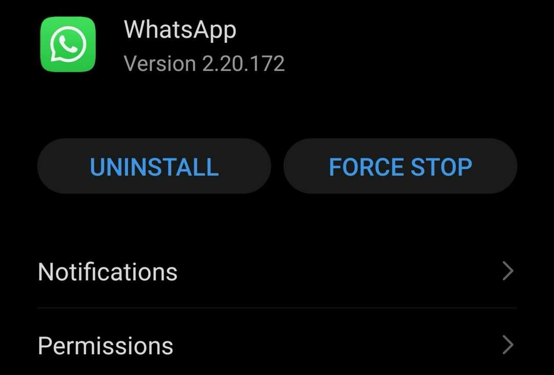 WhatsApp-Berechtigungen