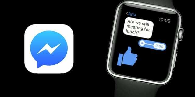 Facebook Messenger-App funktioniert nicht mit Apple Watch, Anleitung
