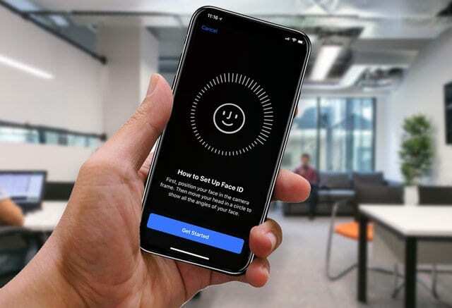 configurar o Face ID no Office