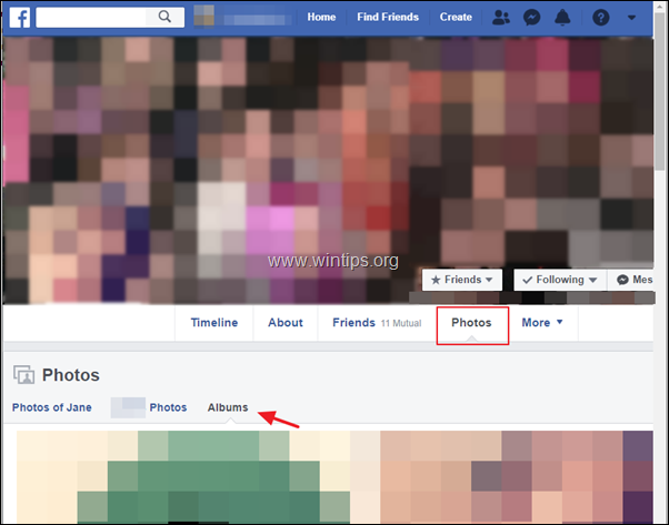 วิธีดาวน์โหลดรูปภาพ facebook จากเพื่อนหรือเพจ