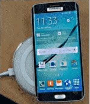 Ασύρματη φόρτιση Galaxy S6 Edge