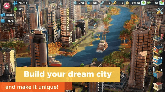 최고의 시뮬레이션 게임 - SimCity BuildIt
