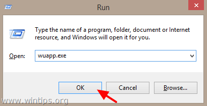 WindowsUpdateを開く