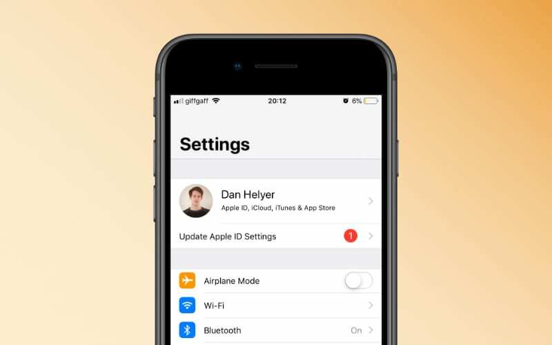 Обновите настройки Apple ID на вашем iPhone, iPad или Mac после изменения пароля