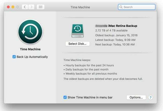 Sådan opsætter og bruger du macOS og OSX Time Machine [GUIDE]