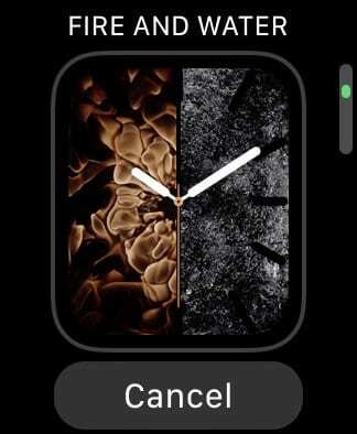 Apple Watch Face Fogo e Água