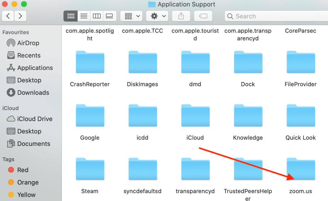 mac bibliotheek applicatie ondersteuning zoom