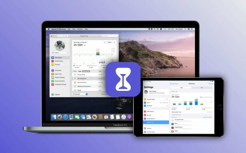 Използвайте Screen Time на вашия Mac и синхронизирайте с други устройства с macOS Catalina