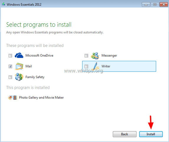 Skonfiguruj pocztę Windows Essentials Live