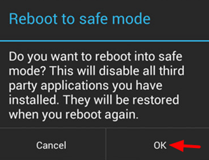 Boot Android dalam Mode Aman