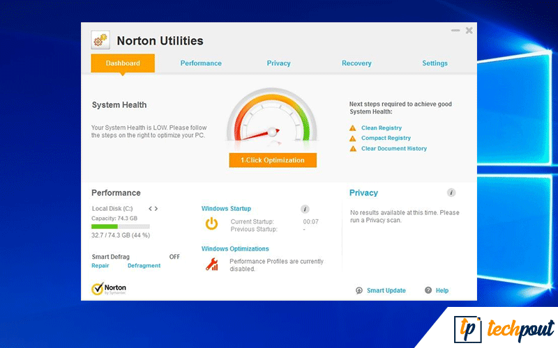 Norton-Dienstprogramme