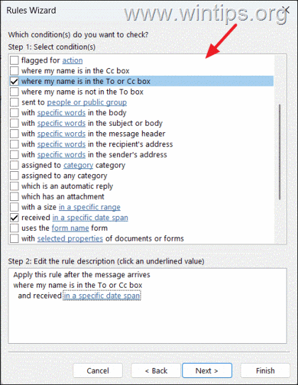 Automaatvastuste saatmine Outlook for POP3IMAP jaoks