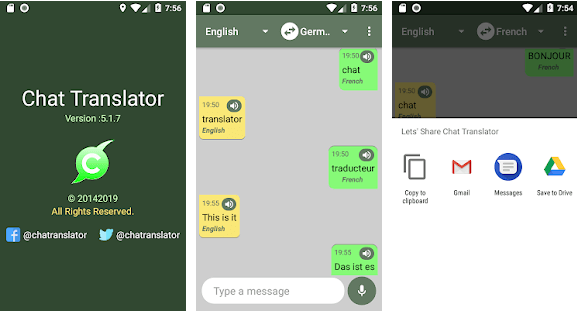 Chat-Übersetzer - Beste Übersetzer-Apps