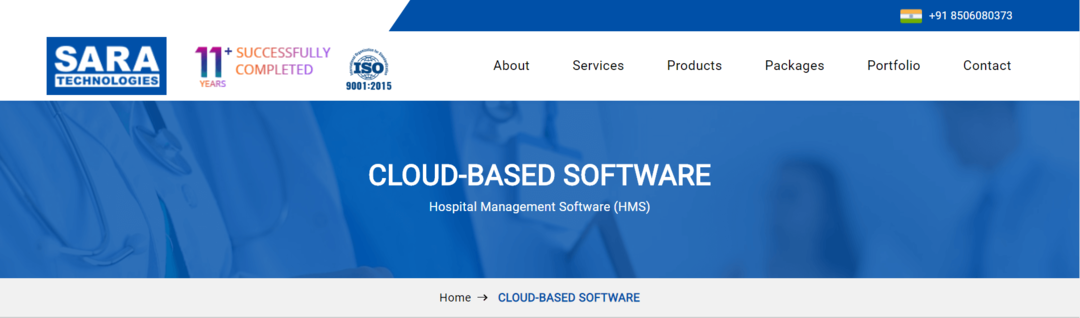 SARA - Best Hospital Management Software