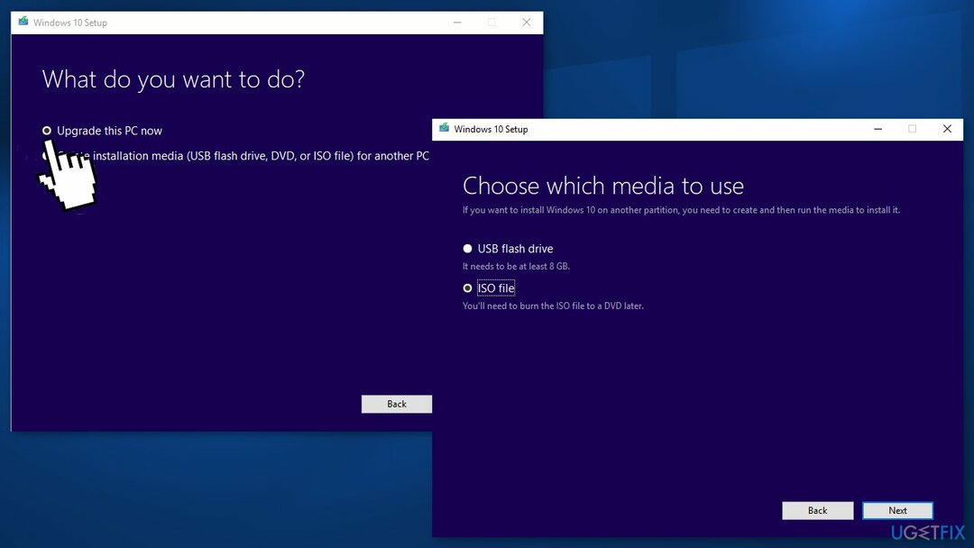 อัปเกรด Windows โดยใช้ Media Creation Tool