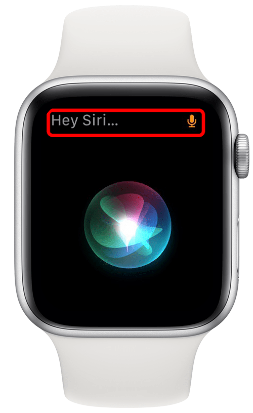 Използвайте siri за достъп до настройки вместо цифрова корона