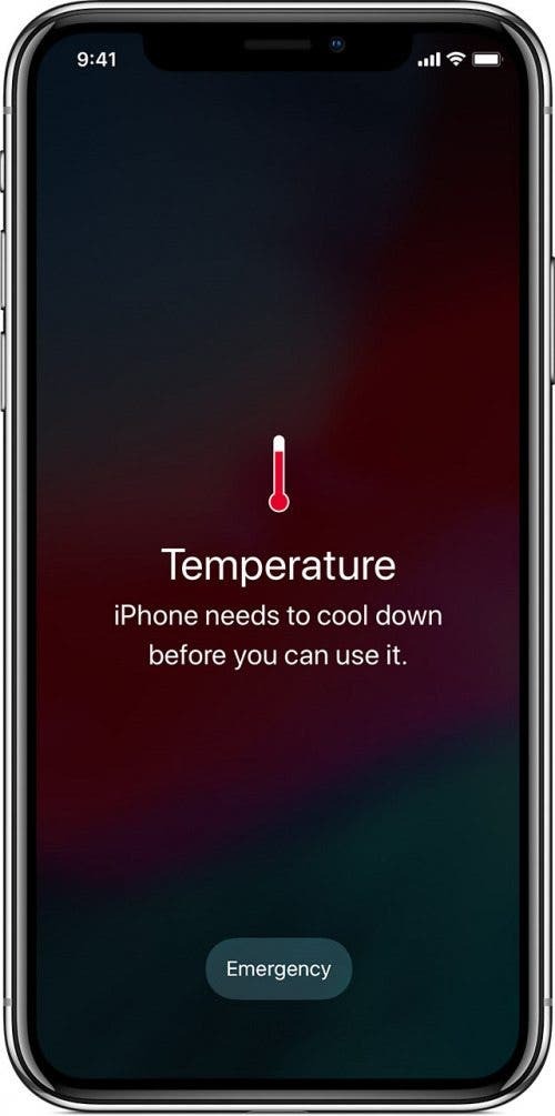 iphone слишком горячий