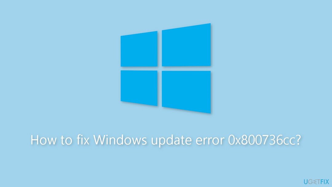 Windows 업데이트 오류 0x800736cc를 수정하는 방법