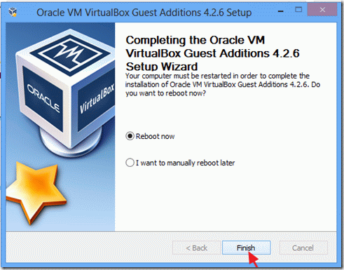 virtualbox 게스트 추가 설치 완료