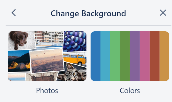 photo trello ou fond de couleur