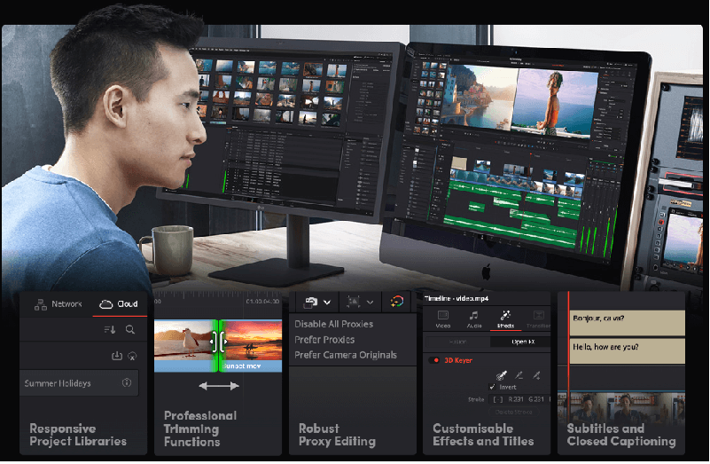 DaVinci Resolve macille