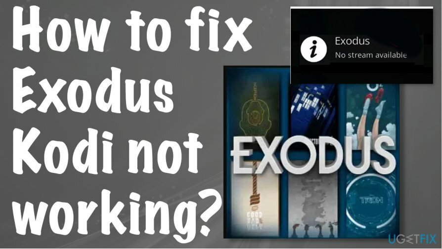 Exodus Kodi nefunguje problém