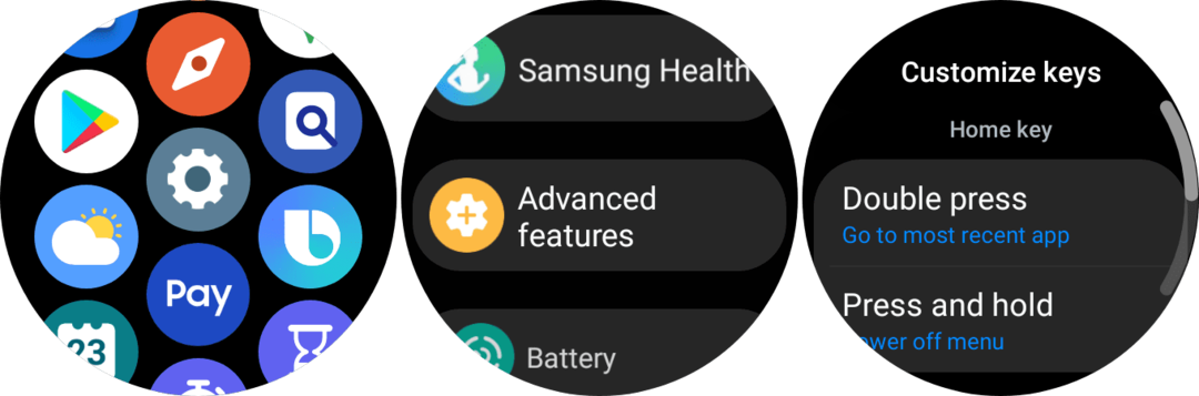 Kako instalirati Google Assistant na Galaxy Watch 4 - Prilagodi tipke - 1