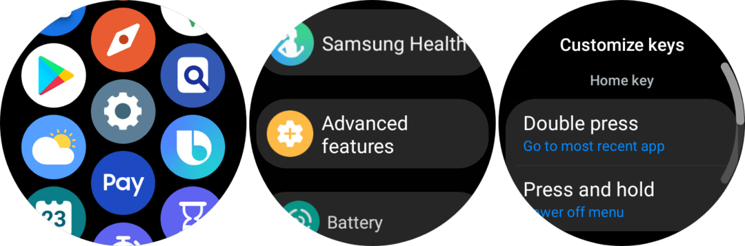 วิธีติดตั้ง Google Assistant บน Galaxy Watch 4 - ปรับแต่งคีย์ - 1