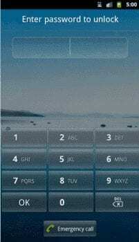 Android-Sperrbildschirm