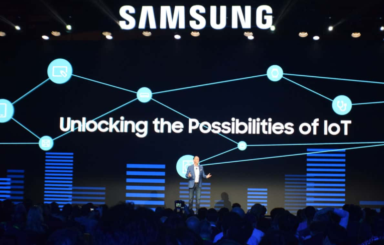 Samsung 2020. aasta CES-il (Consumer Electronics Show).