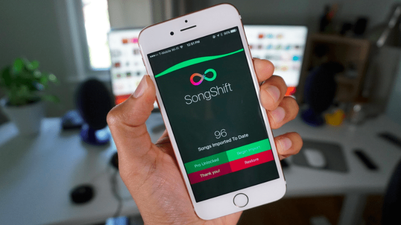 prepnite zo Spotify na Apple Music pomocou Songshift